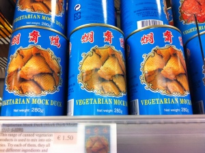 canned vegetarian duck